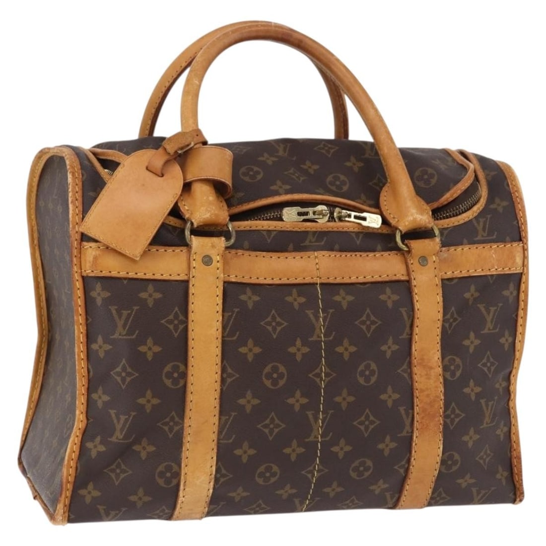 Louis Vuitton M41924 Sac Chasseur 40 Monogram Canvas Pet Carrier (1 of 18)