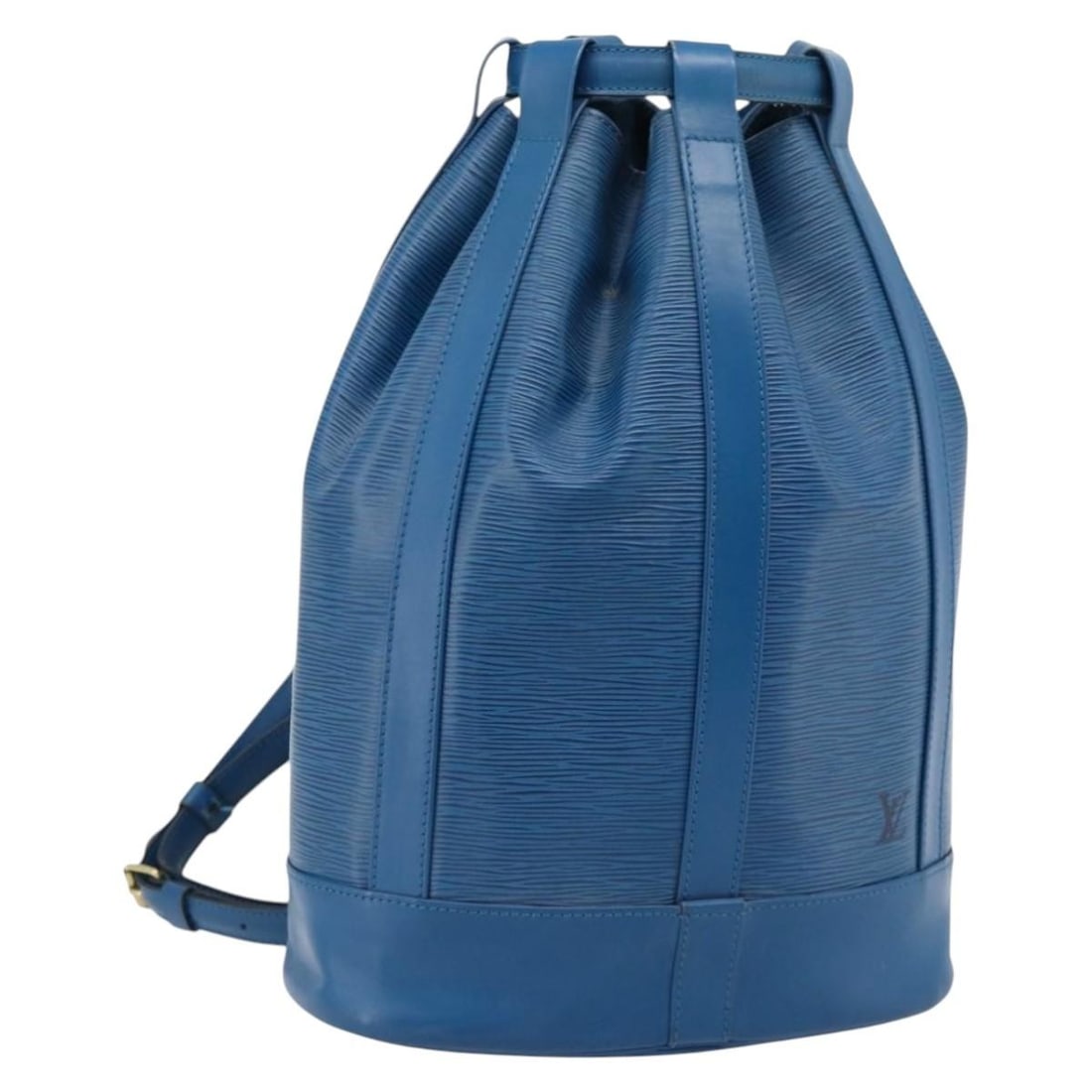 Louis Vuitton M52355 Epi Leather Blue Shoulder Bag (1 of 18)
