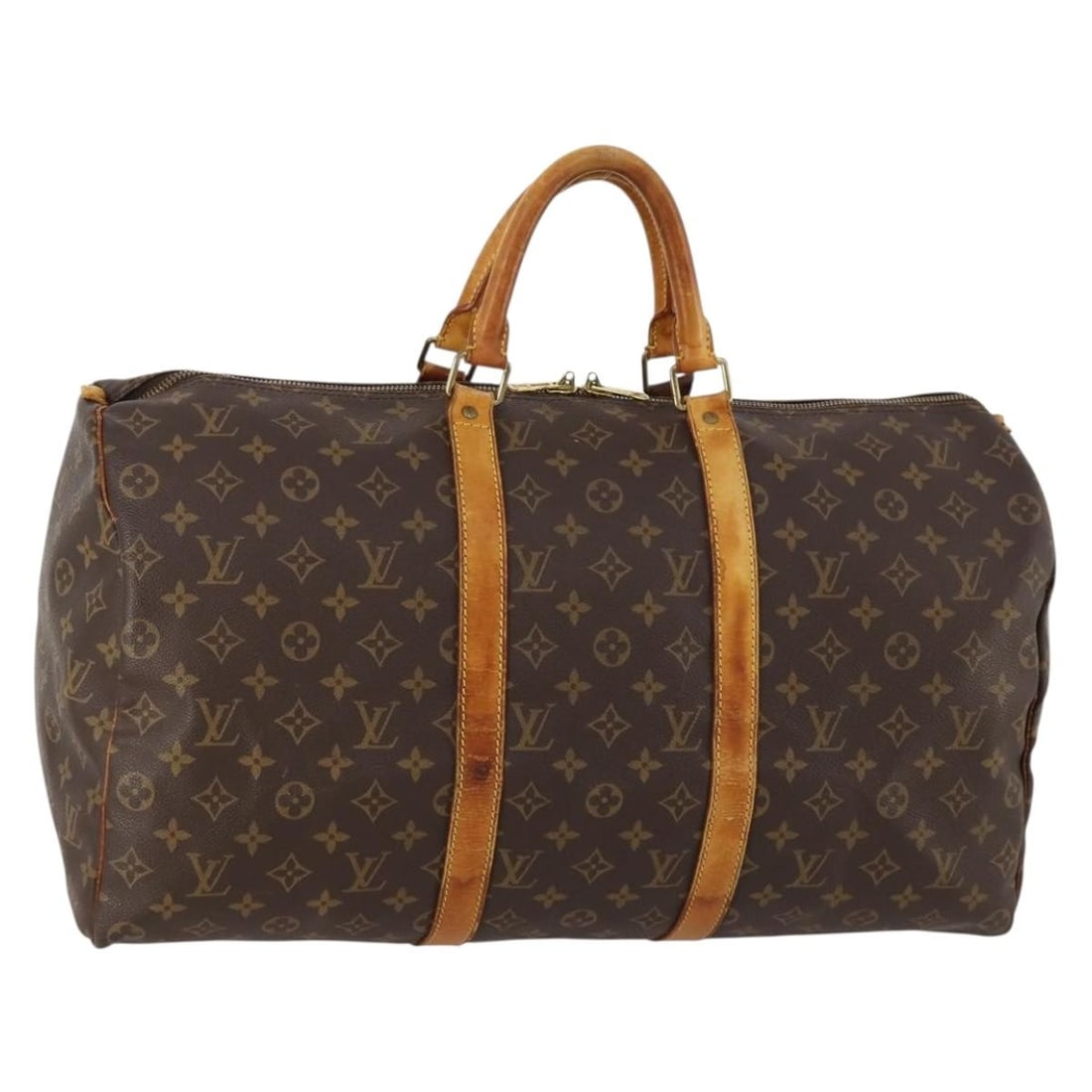 Monogram Canvas Keepall 50 Boston Bag by Louis Vuitton M41426: Monogram Canvas Keepall 50 Boston Bag by Louis Vuitton M41426 This Louis Vuitton Monogram Keepall 50 Boston Bag is crafted from signature Monogram Canvas and features a spacious interior, ideal for tr