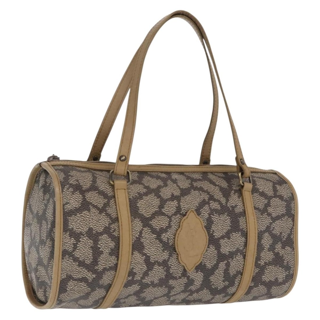 Beige Leather Handbag by SAINT LAURENT for Women: Beige Leather Handbag by SAINT LAURENT for Women This Saint Laurent women's handbag is crafted from beige leather and features a classic design. The bag offers a spacious interior and a comfortable ha