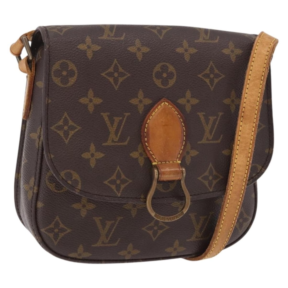 Louis Vuitton M51243 Saint Cloud MM Monogram Canvas Shoulder Bag: Louis Vuitton M51243 Saint Cloud MM Monogram Canvas Shoulder Bag Louis Vuitton Monogram Saint Cloud MM shoulder bag, style M51243, crafted in Monogram Canvas and made in Germany. This women's shoulder