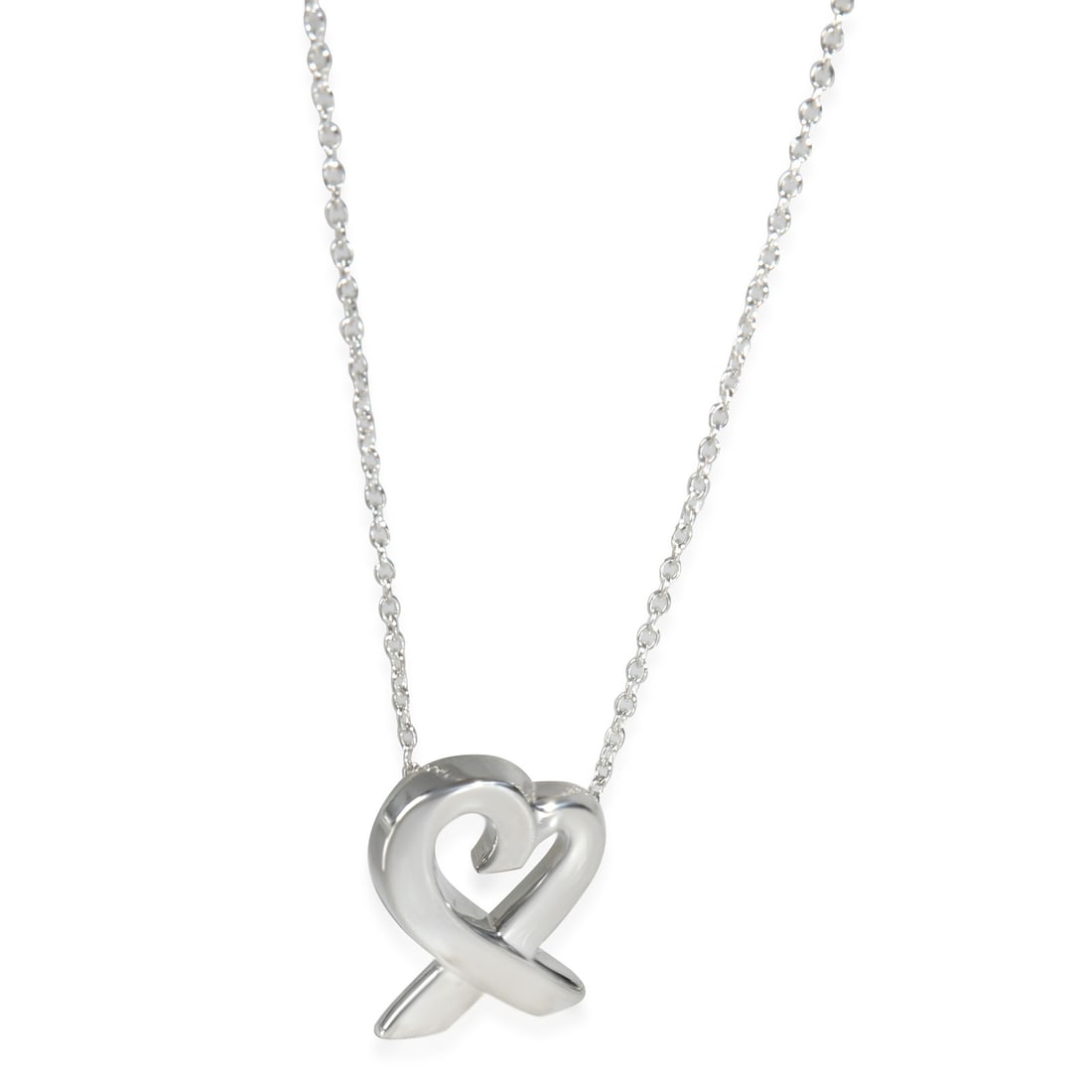 Tiffany & Co. Paloma Picasso Sterling Silver Heart Pendant: Tiffany & Co. Paloma Picasso Sterling Silver Heart Pendant This is a pre-owned Tiffany & Co. Paloma Picasso Loving Heart pendant crafted from 925 sterling silver. The design features the iconic Loving