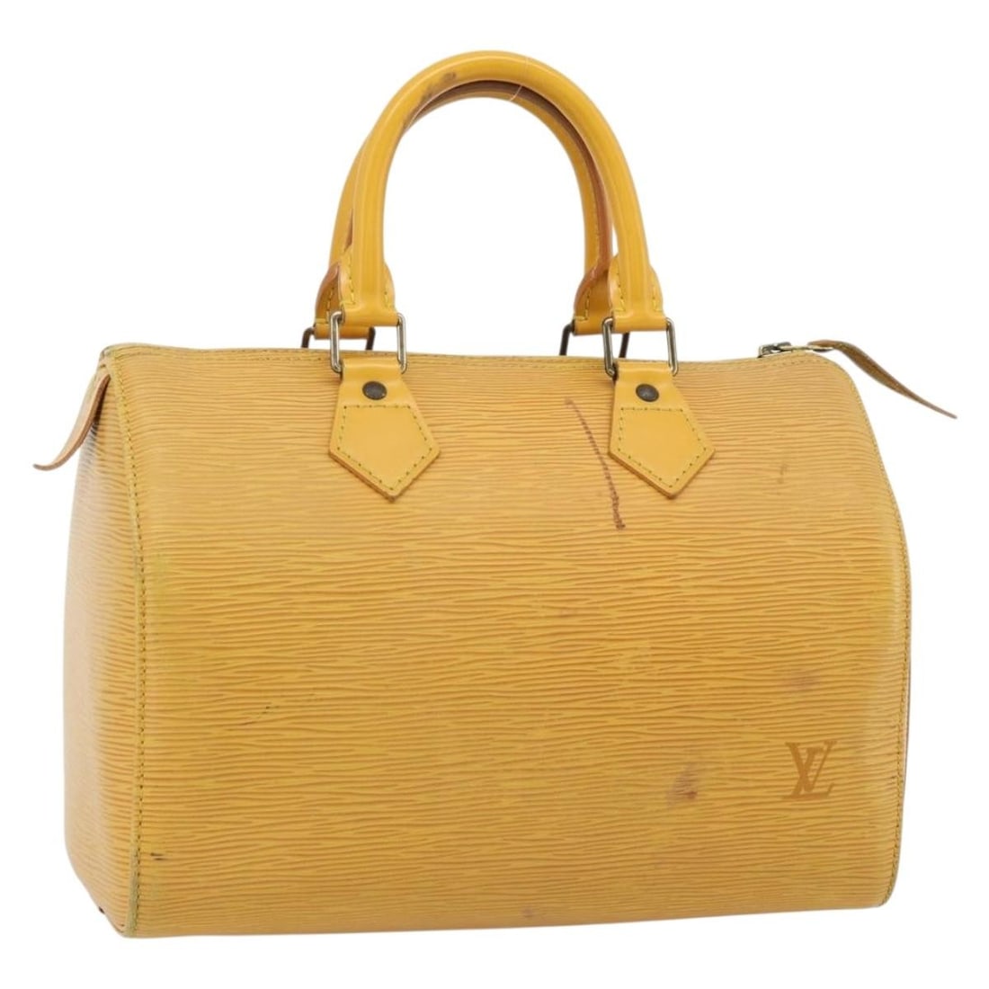 Louis Vuitton M43019 Speedy 25 Epi Leather Handbag Tassili Yellow: Louis Vuitton M43019 Speedy 25 Epi Leather Handbag Tassili Yellow Louis Vuitton Epi Speedy 25 hand bag in Tassili Yellow, made in France from Epi leather. The item is identified by product no. M43019 