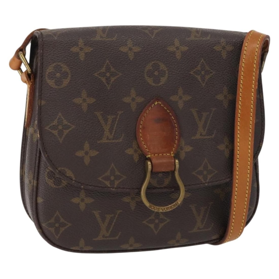 Louis Vuitton Saint Cloud MM Monogram Canvas Shoulder Bag M51243: Louis Vuitton Saint Cloud MM Monogram Canvas Shoulder Bag M51243 Louis Vuitton Monogram Saint Cloud MM shoulder bag in Monogram Canvas, made in France. This pre-owned bag is identified by product no. 