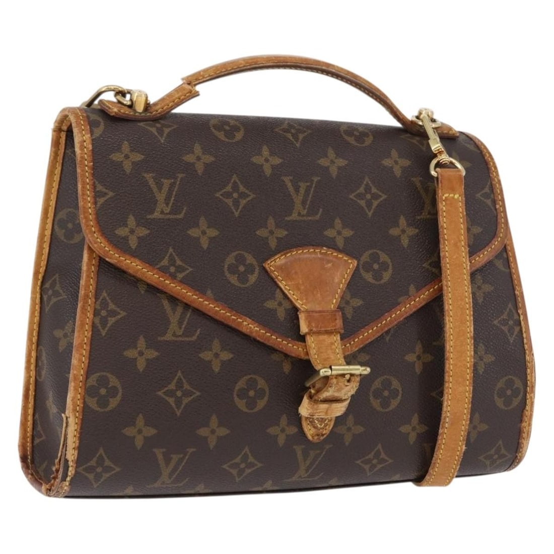 Louis Vuitton Bel Air M51122 Monogram Canvas 2way Handbag: Louis Vuitton Bel Air M51122 Monogram Canvas 2way Handbag Louis Vuitton Monogram Bel Air handbag in Monogram Canvas, featuring a 2-way style with shoulder strap. Made in France, this item is identifie