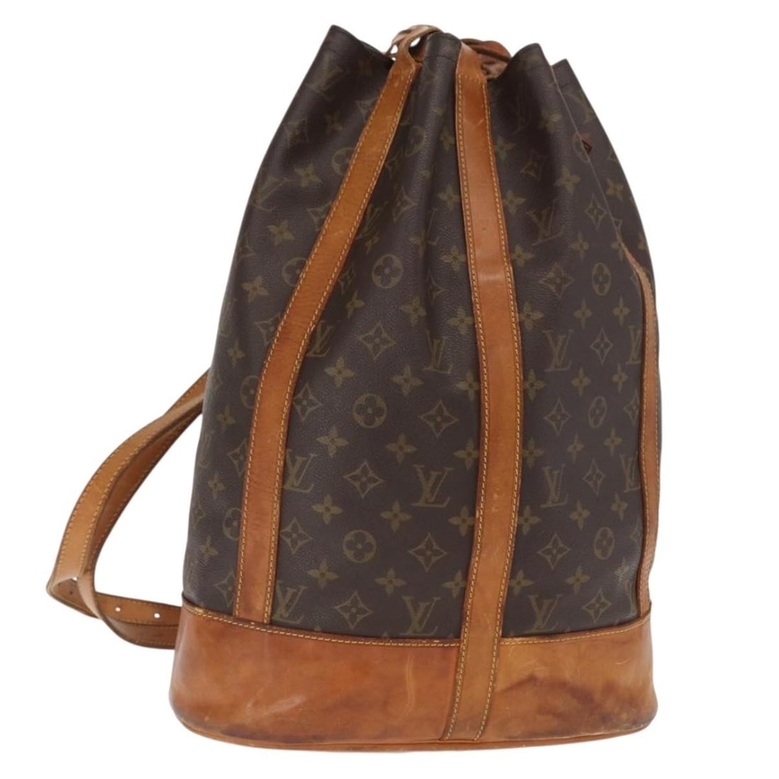 Louis Vuitton M42244 Randonnee GM Monogram Canvas Shoulder Bag: Louis Vuitton M42244 Randonnee GM Monogram Canvas Shoulder Bag Louis Vuitton Monogram Randonnee GM shoulder bag in monogram canvas with a name tag and pouch included. This women's bag was made in Fran