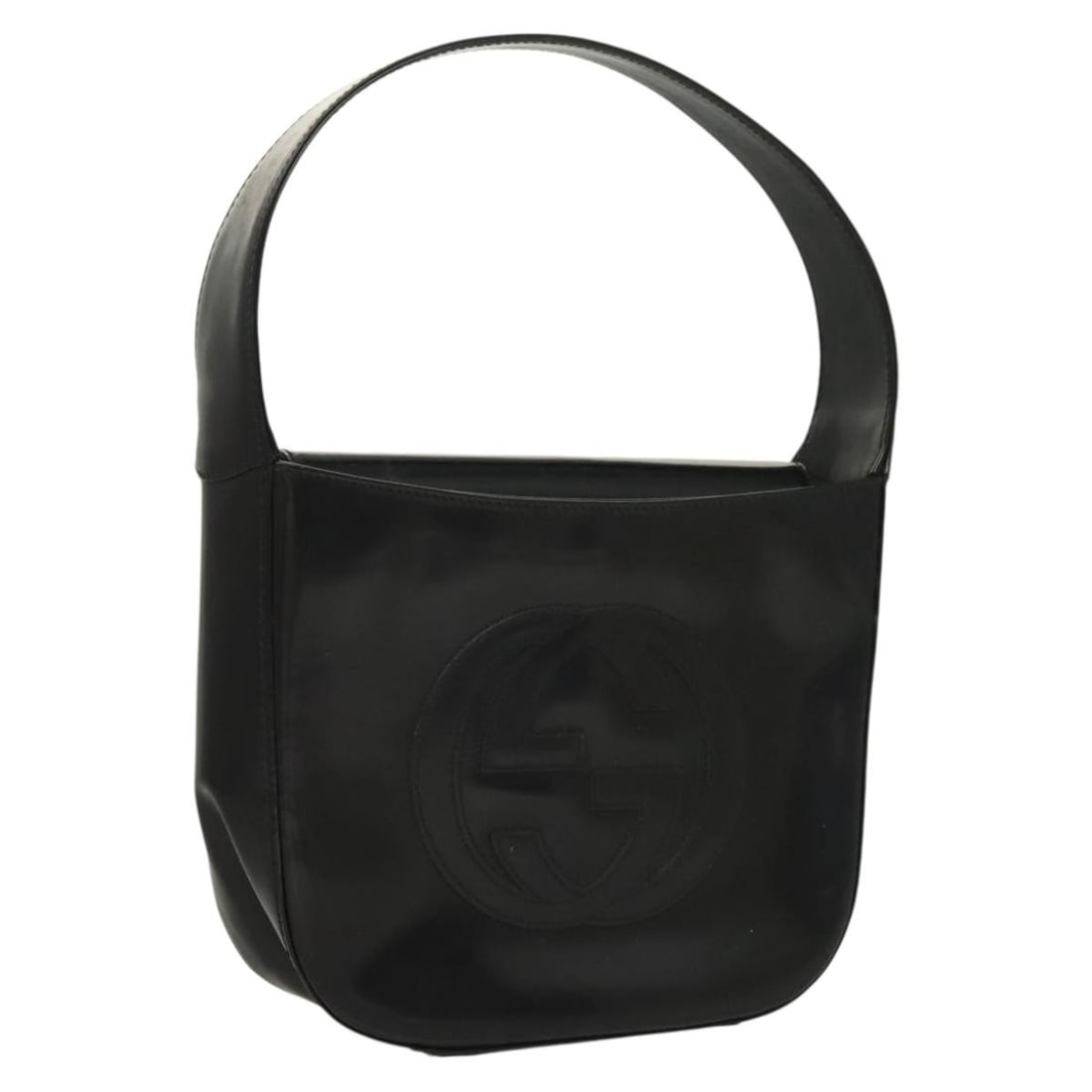 Gucci Patent Leather Black Silver Shoulder Bag 007 0249: Gucci Patent Leather Black Silver Shoulder Bag 007 0249 This GUCCI shoulder bag is crafted from black and silver patent leather and features a compact, structured silhouette. Designed for women, the b