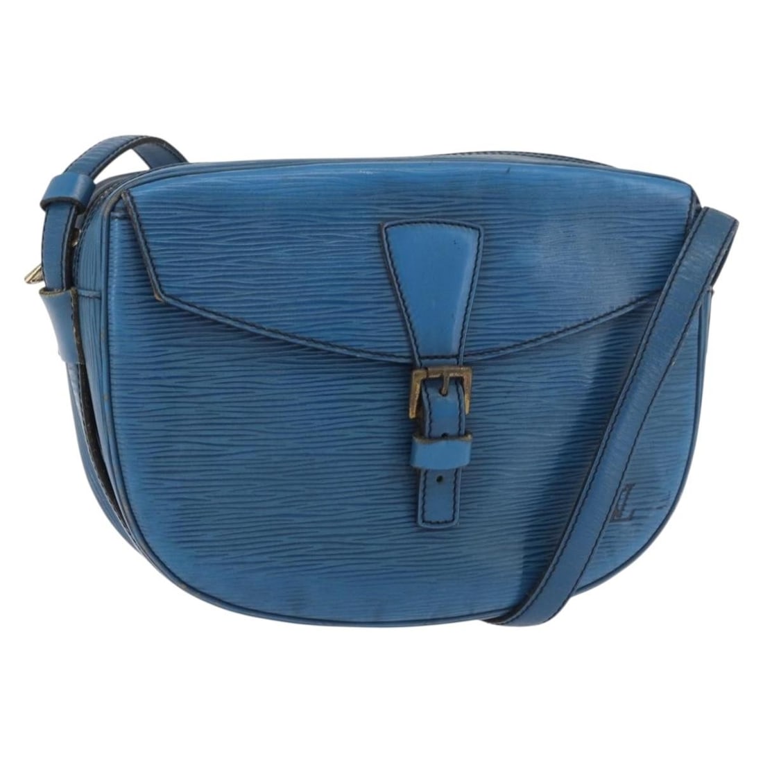 Louis Vuitton Epi Leather Jeune Fille MM Toledo Blue Shoulder Bag: Louis Vuitton Epi Leather Jeune Fille MM Toledo Blue Shoulder Bag This Louis Vuitton Epi Jeune Fille MM shoulder bag is crafted from durable Epi leather in Toledo Blue. Designed for women, it features