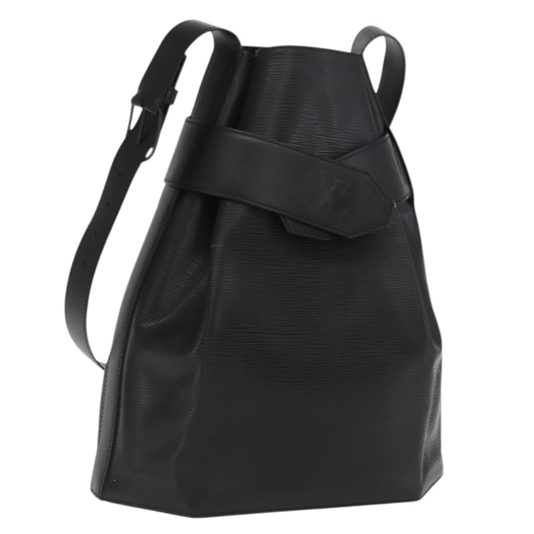 Louis Vuitton Epi Leather Sac Depaule GM Black Shoulder Bag M80155: Louis Vuitton Epi Leather Sac Depaule GM Black Shoulder Bag M80155 This is a Louis Vuitton Epi Sac Depaule GM shoulder bag in black, crafted from Epi leather. The bag features a spacious main compartm