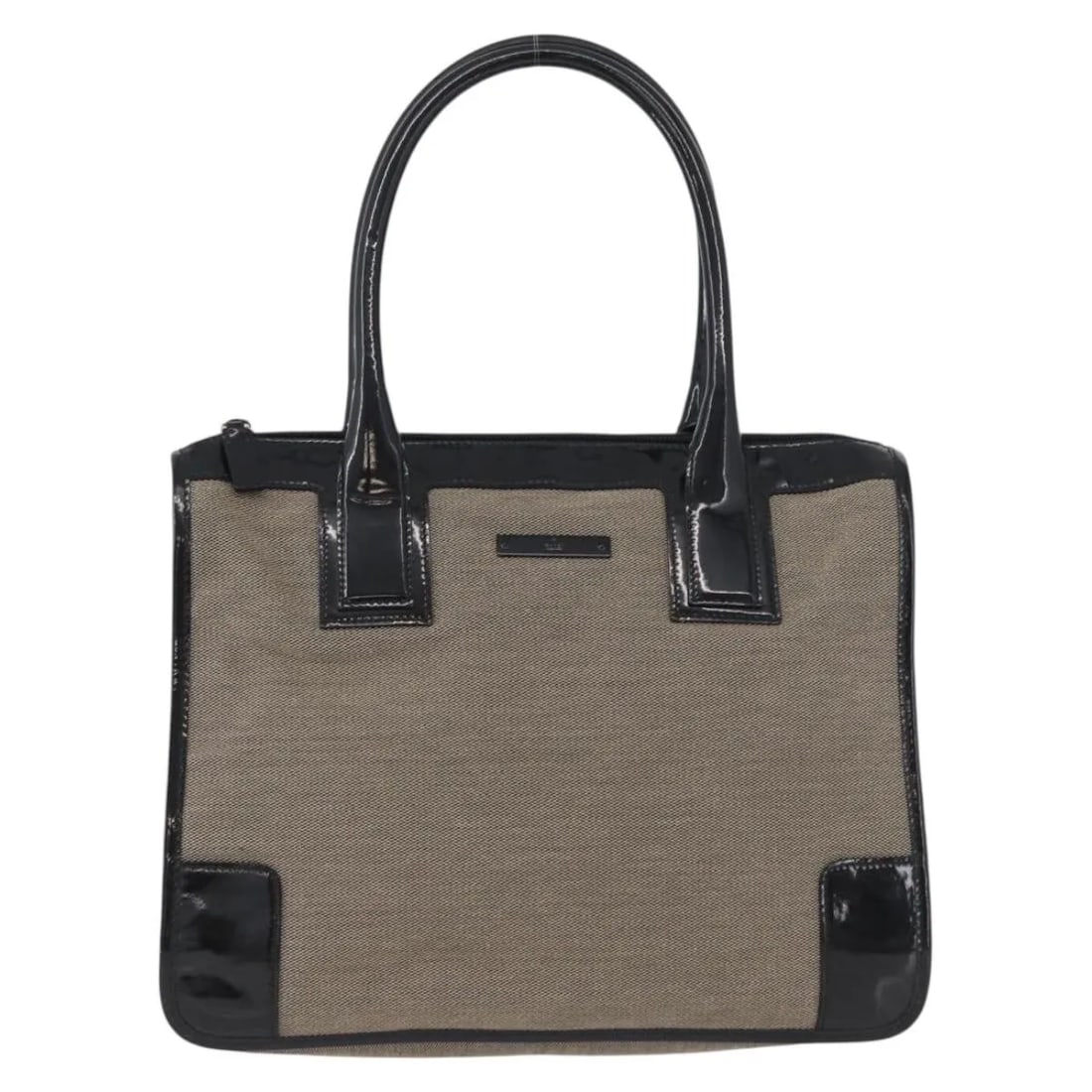 Gucci Beige Canvas Vintage Tote Bag 30cm x 24cm x 9cm: Gucci Beige Canvas Vintage Tote Bag 30cm x 24cm x 9cm This Gucci vintage tote for women is crafted from beige canvas and features leather trim. Made in Italy, the bag has a spacious interior and pract