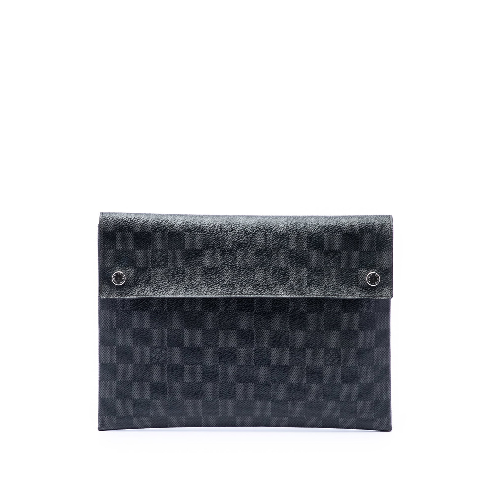 Louis Vuitton Alpha Triple Pochette in Damier Graphite Canvas (1 of 6)