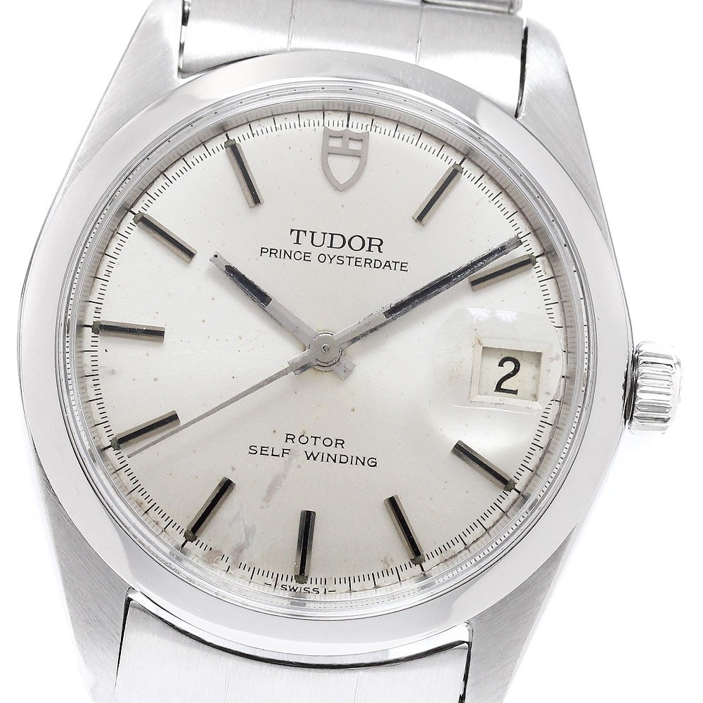 TUDOR Prince Oysterdate 9050 0 Automatic Mens Stainless Steel Wristwatch: TUDOR Prince Oysterdate 9050 0 Automatic Mens Stainless Steel Wristwatch TUDOR Prince Oysterdate men's wristwatch, reference 9050/0, with automatic movement and date function. This pre-owned Swiss-mad