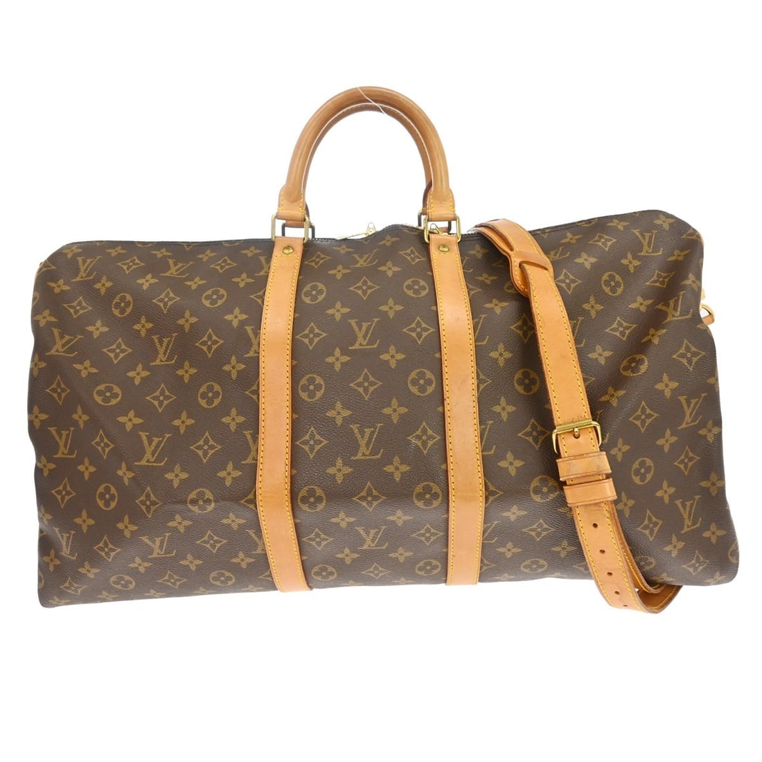 Vintage Louis Vuitton Keepall Bandouliere 55 Monogram Travel Duffle Bag (1 of 16)