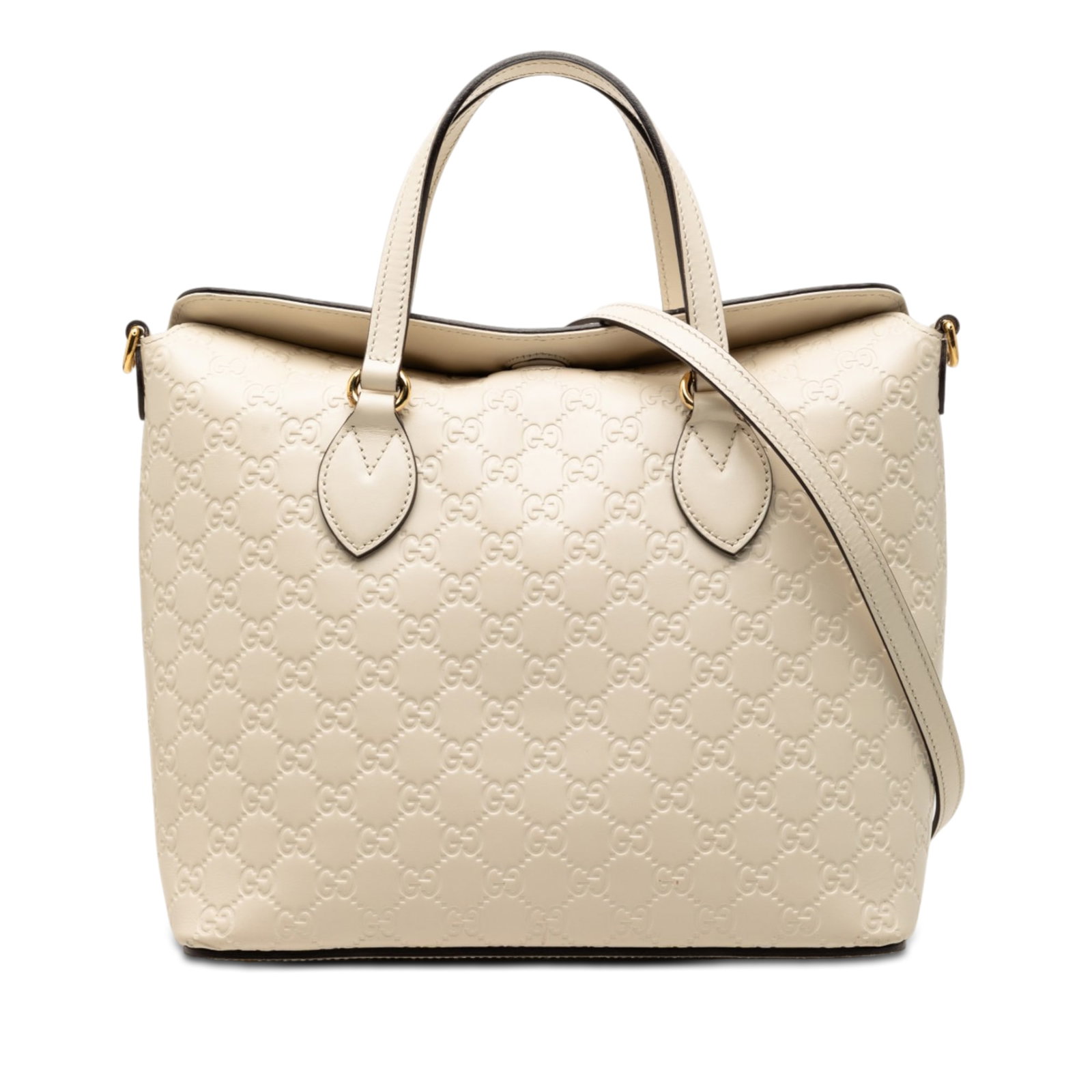 Gucci Guccissima leather fold over satchel (1 of 7)