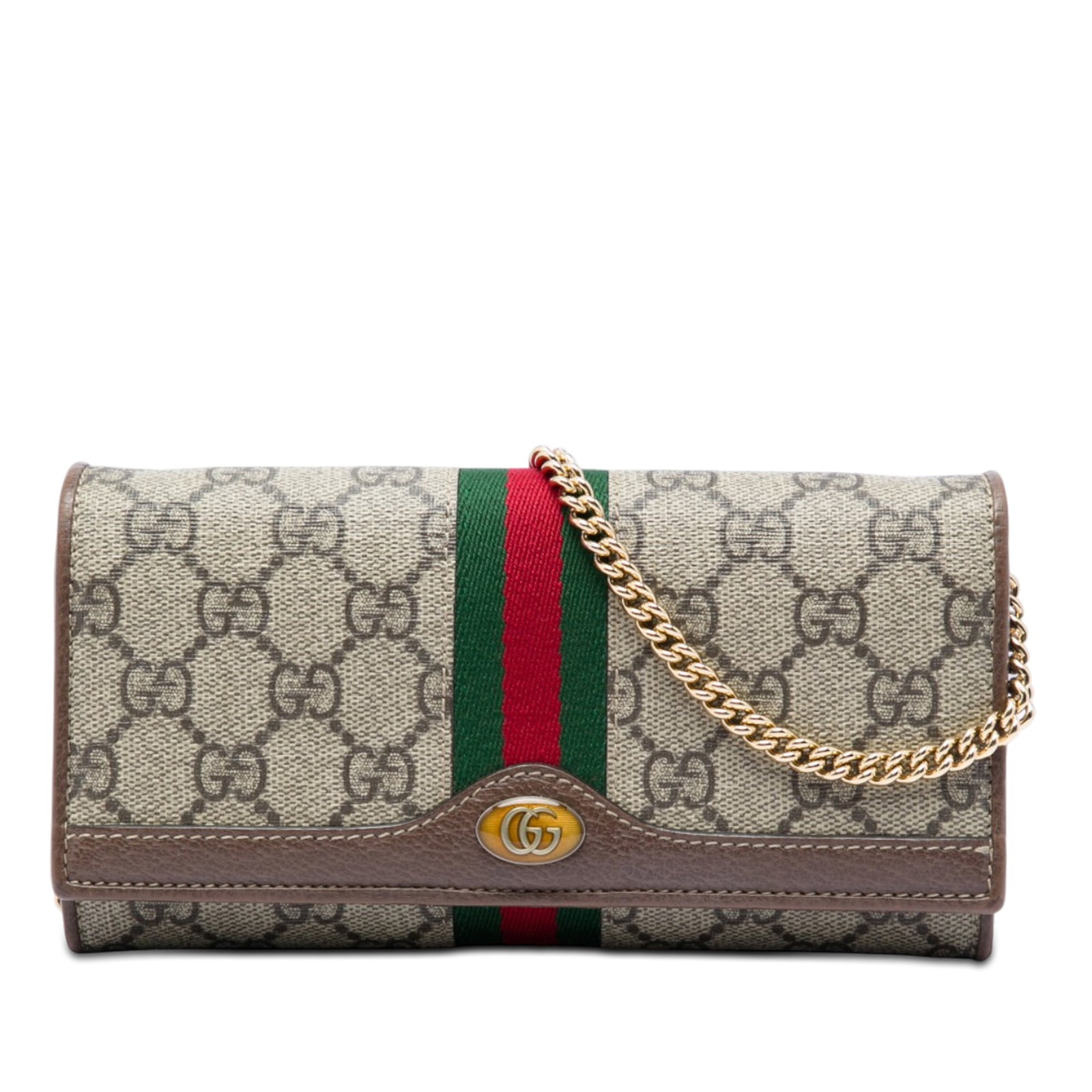 Gucci Ophidia Wallet on Chain GG Supreme Web Beige (1 of 6)