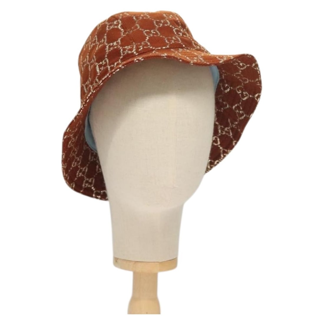 Gucci 631951 GG Canvas Women's Bucket Hat Brown Italy: Gucci 631951 GG Canvas Women's Bucket Hat Brown Italy Authentic Gucci bucket hat in brown GG canvas, made in Italy. This women's hat features the signature GG canvas design and comes as the item only,