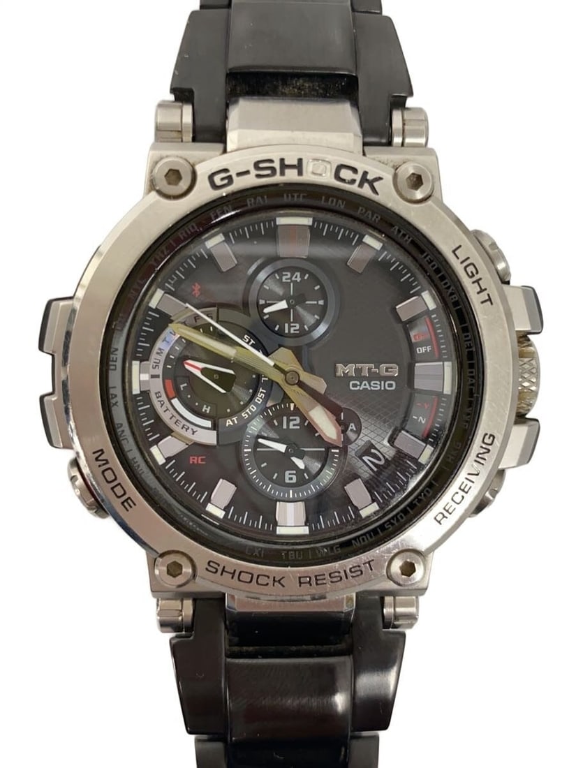 Casio G Shock MTG B1000 Black Stainless Steel Wristwatch: Casio G Shock MTG B1000 Black Stainless Steel Wristwatch This CASIO G-SHOCK MTG-B1000 men's wristwatch features a black stainless steel case and band. Made in Japan, the watch is designed for durabili