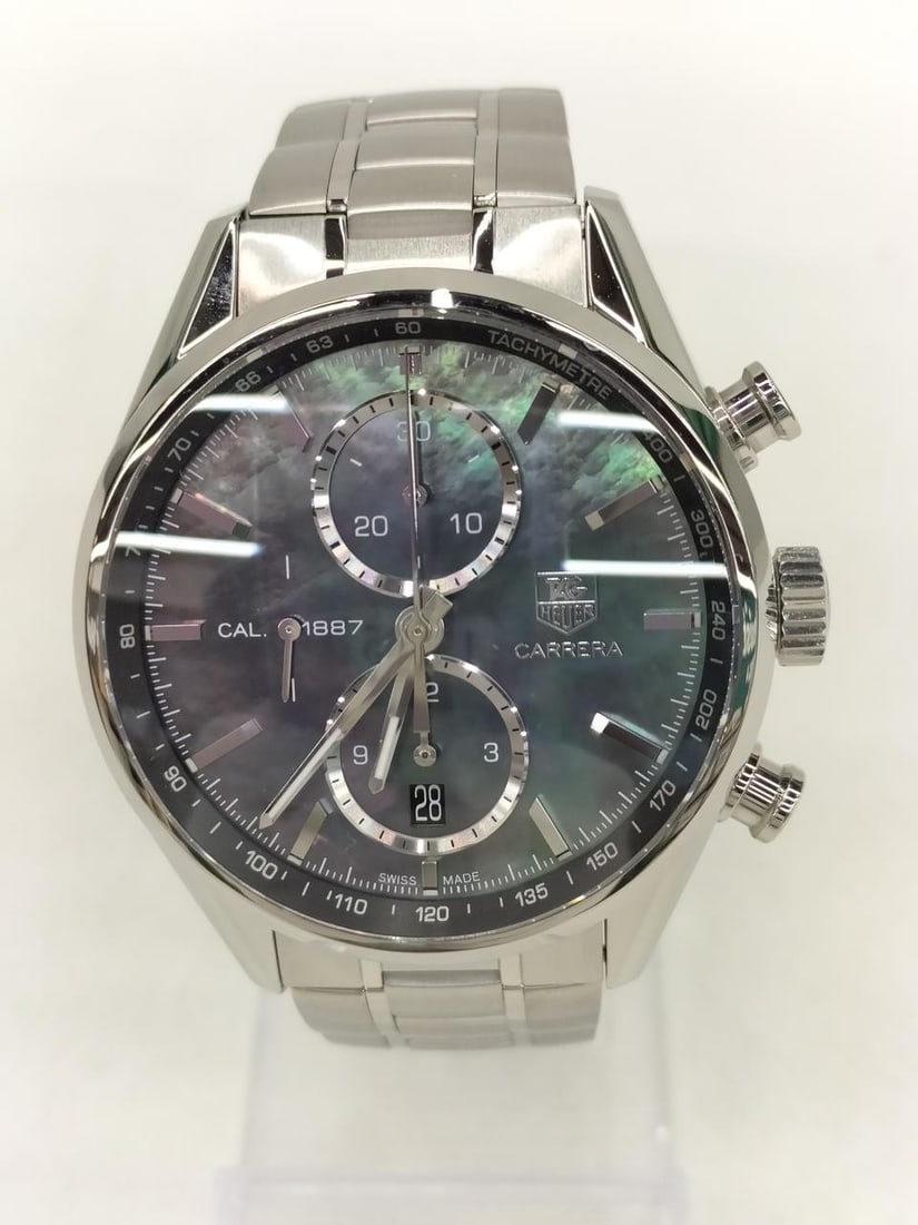 TAG Heuer CAR211D.BA0724 Carrera Caliber 1887 mens wristwatch: TAG Heuer CAR211D.BA0724 Carrera Caliber 1887 mens wristwatch TAG Heuer Carrera Caliber 1887 men's wristwatch, model CAR211D.BA0724, with automatic movement and 100 meters water resistance. This
