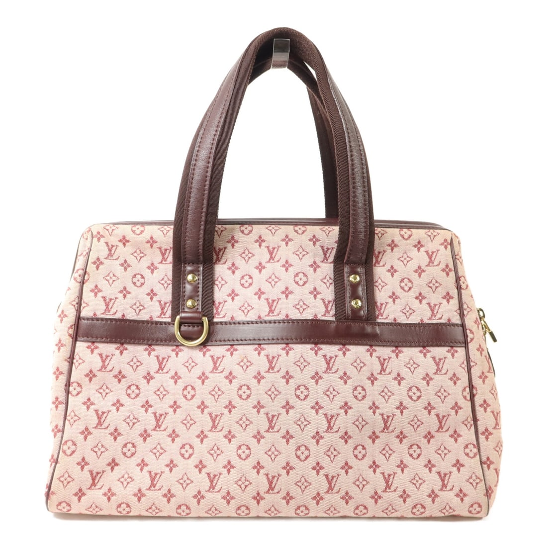 Louis Vuitton Josephine GM Monogram Mini Lin Tote M92311 Red Pink: Louis Vuitton Josephine GM Monogram Mini Lin Tote M92311 Red Pink Louis Vuitton Josephine GM tote bag in Monogram Mini Lin and canvas, presented in red and pink tones. It features a fastener closure, 