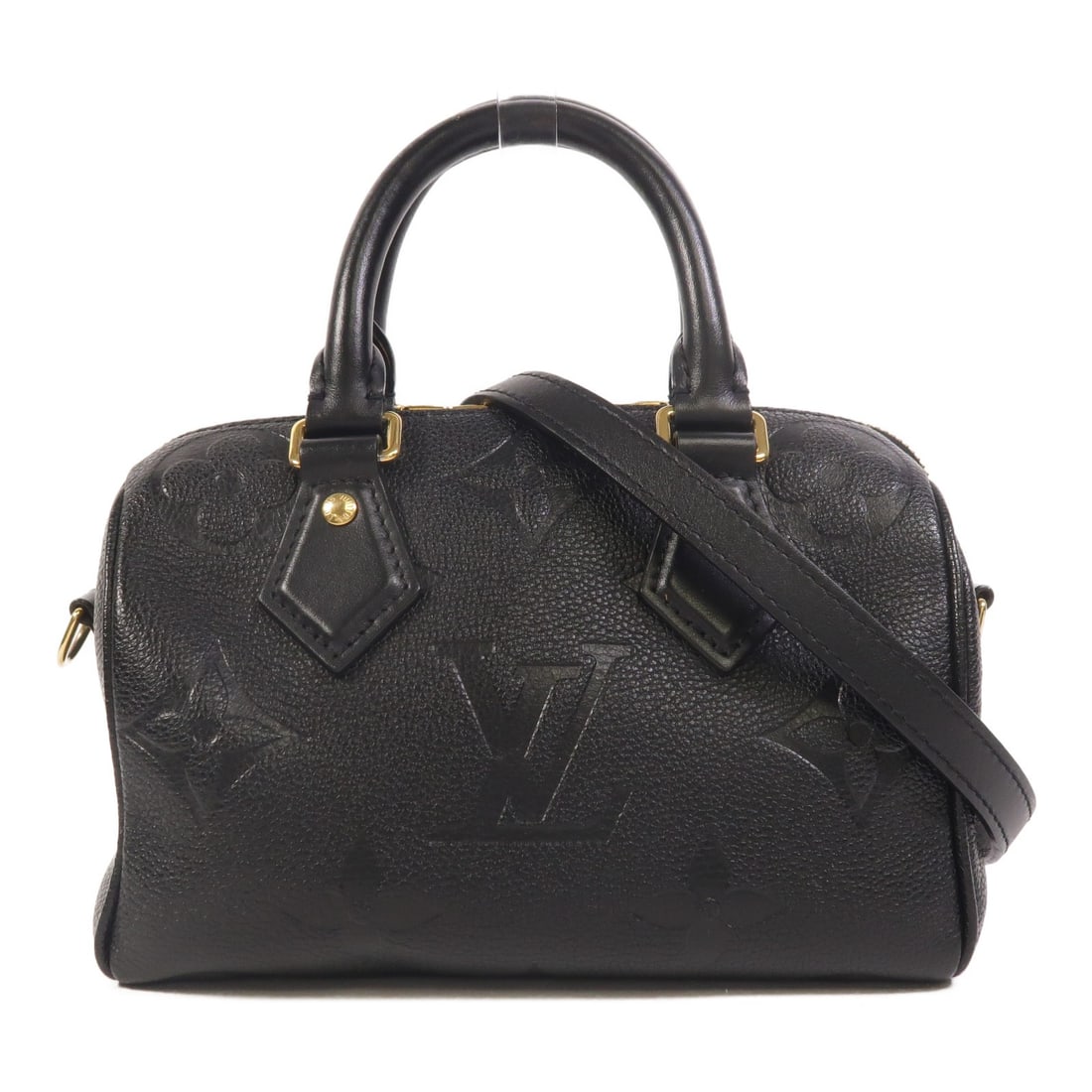 Louis Vuitton Speedy Bandouliere 20 Monogram Empreinte 2Way Bag: Louis Vuitton Speedy Bandouliere 20 Monogram Empreinte 2Way Bag The Louis Vuitton Speedy Bandouliere 20 is a 2-way shoulder bag in Monogram Empreinte leather, presented in black. It comes with a shoul