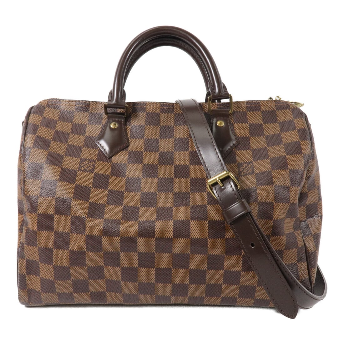 Louis Vuitton N41367 Speedy Bandouliere 30 Damier Ebene 2 Way Handbag (1 of 12)