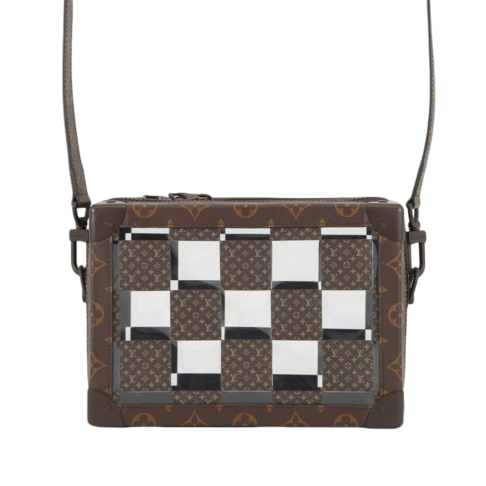 Louis Vuitton Soft Trunk Bag with Monogram Chess Canvas and Detachable Strap (1 of 14)