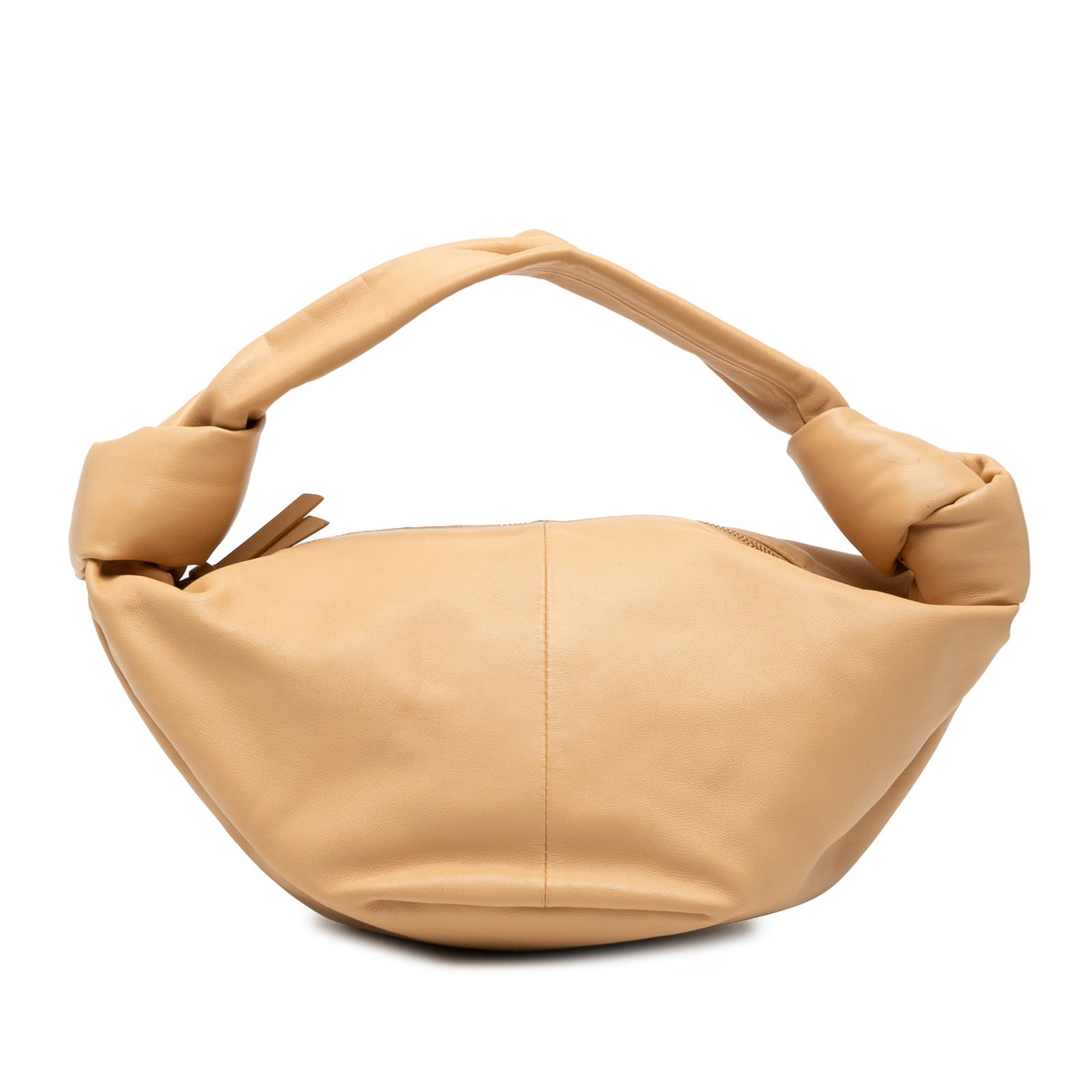 Bottega Veneta Mini Double Knot Leather Shoulder Bag Brown (1 of 7)