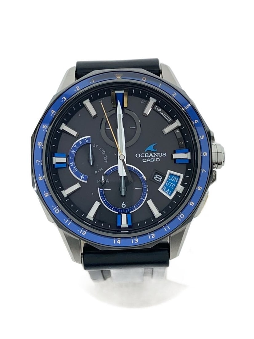 Casio Oceanus Titanium Solar Men's Wristwatch 0CW-G2000: Casio Oceanus Titanium Solar Men's Wristwatch 0CW-G2000 This CASIO OCEANUS Solar Titanium men's wristwatch is crafted in Japan and designed for both functionality and style. The watch features a durab