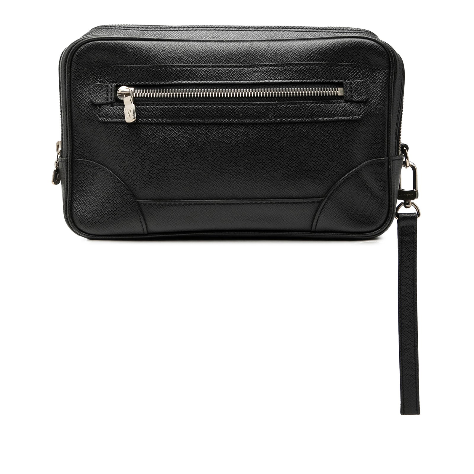 Louis Vuitton Neo Pavel Taiga Leather Wristlet Clutch Black (1 of 7)