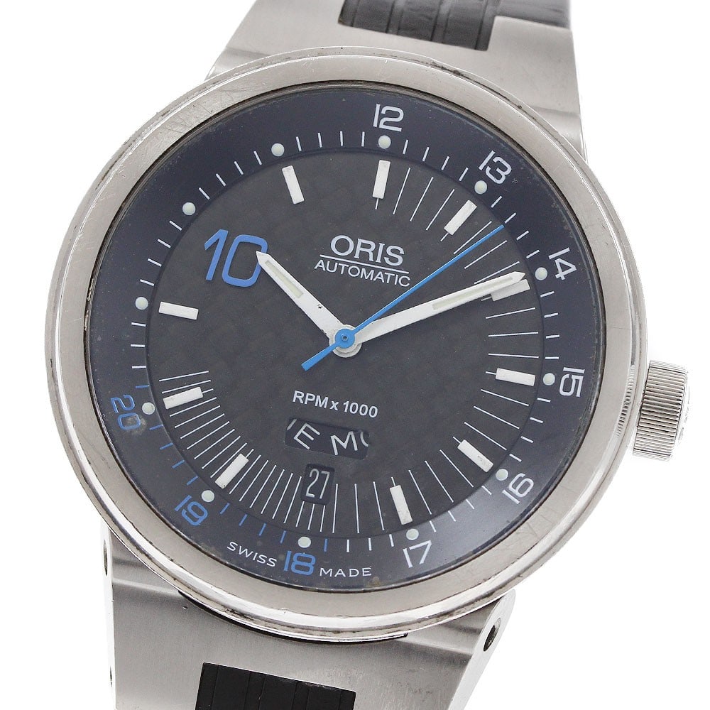 Oris Nico Rosberg Titanium Automatic Day-Date Men's Watch 7586 (1 of 6)