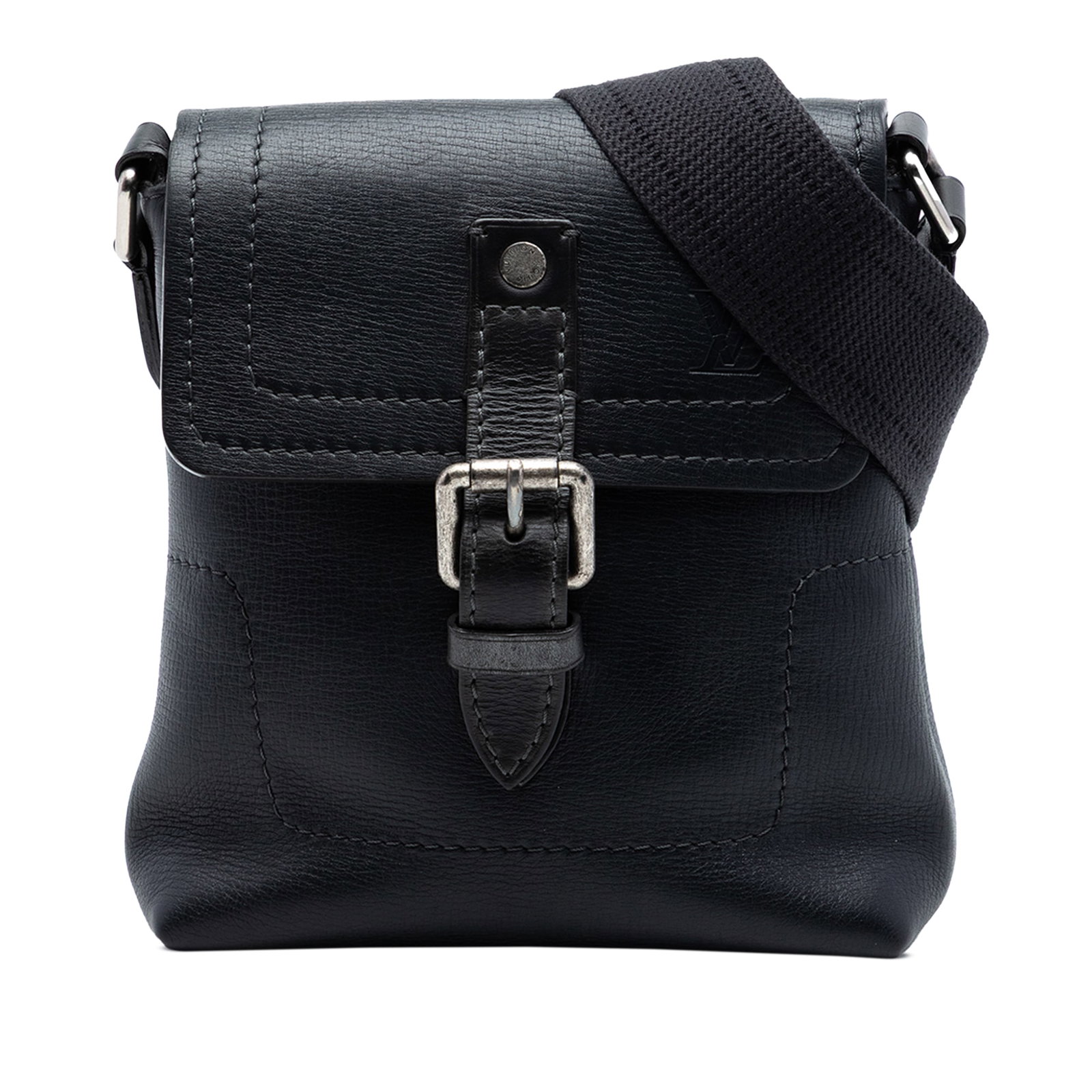 Louis Vuitton Utah Yuma black leather shoulder bag (1 of 6)