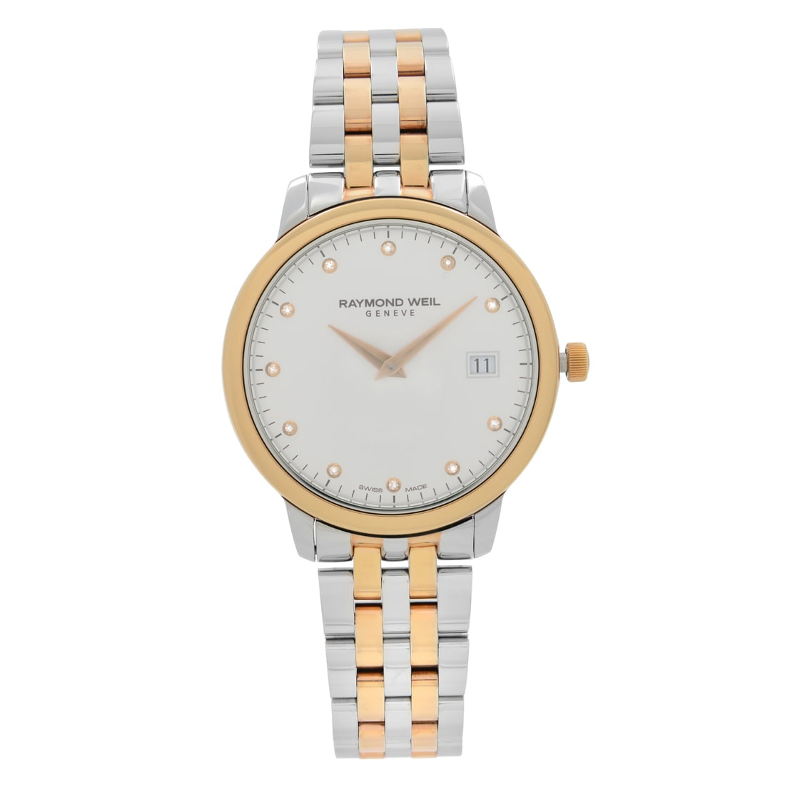 Raymond Weil Toccata Ladies Watch Two-Tone Silver Dial Limited Edition: Raymond Weil Toccata Ladies Watch Two-Tone Silver Dial Limited Edition Discover elegance with the Raymond Weil Toccata Ladies Watch, a stylish timepiece perfect for formal occasions. This exquisite wa