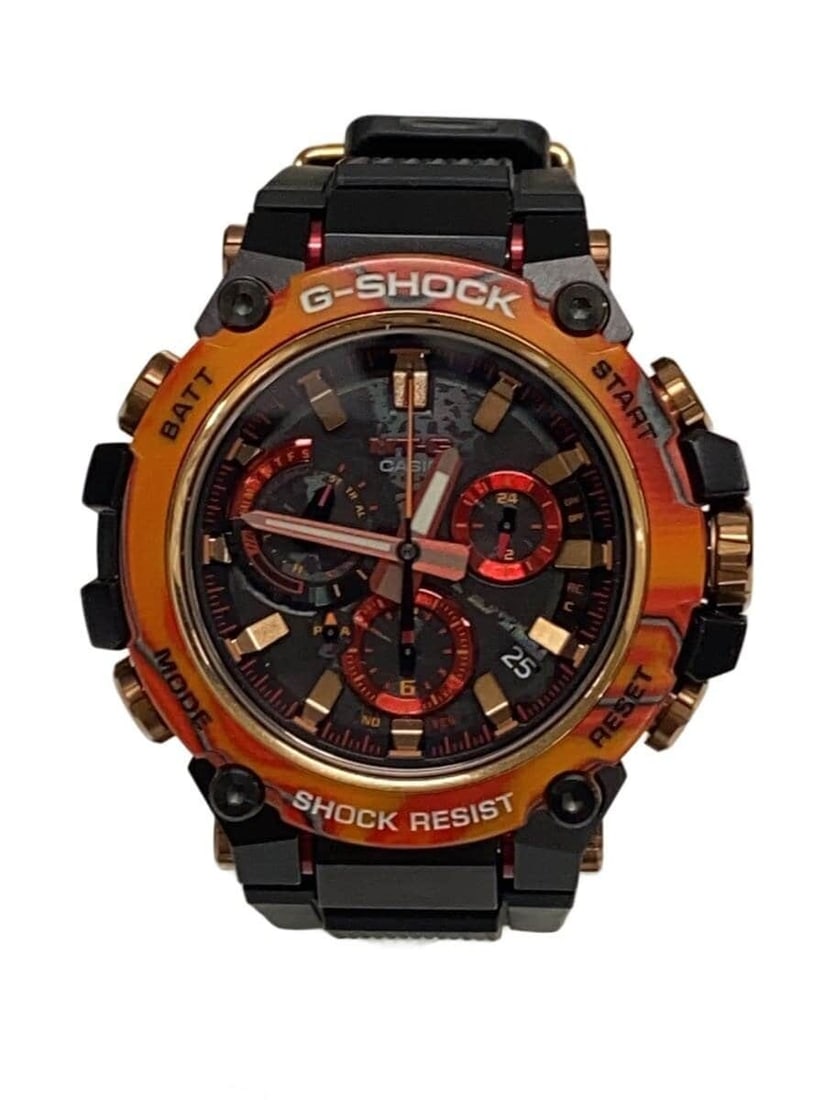Casio G Shock MTG B3000FR 1AJR Black Rubber Wristwatch: Casio G Shock MTG B3000FR 1AJR Black Rubber Wristwatch This CASIO G-SHOCK MTG-B3000FR-1AJR men's wristwatch features a durable rubber strap and a bold black color. Designed for reliability and style, 