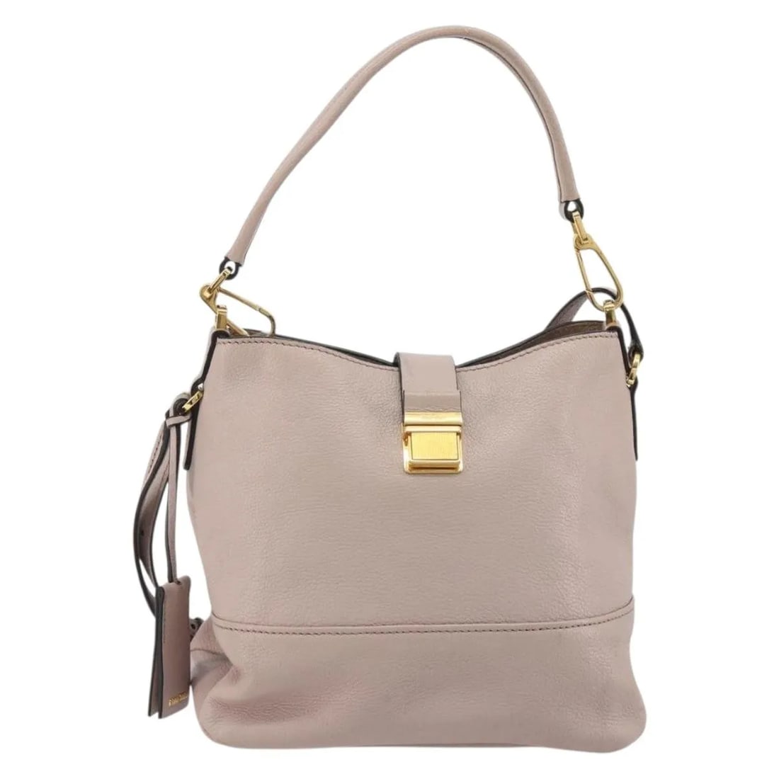 Miu Miu Madras Leather Shoulder Bag Convertible Hobo Pink (1 of 18)