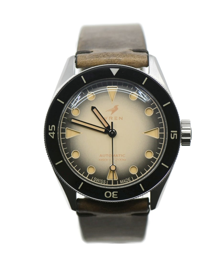 Wren Diver One Men's Automatic Wristwatch 41mm Box Papers (1 of 6)