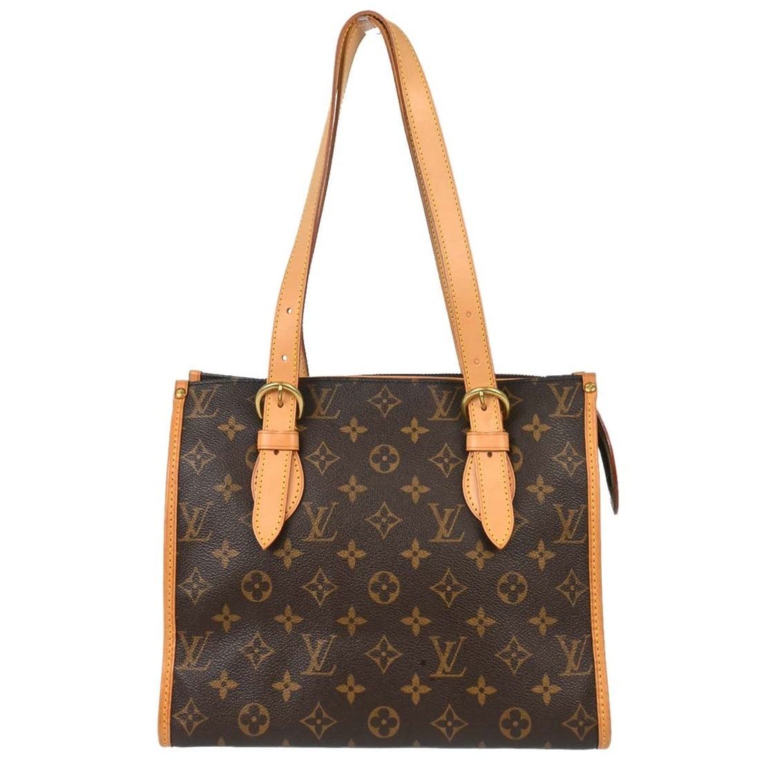 Louis Vuitton Popincourt Haut Monogram Canvas Tote M40007: Louis Vuitton Popincourt Haut Monogram Canvas Tote M40007 Louis Vuitton Monogram Popincourt Haut Tote Handbag in brown Monogram canvas and leather, designed in a medium tote style with a zip closure a