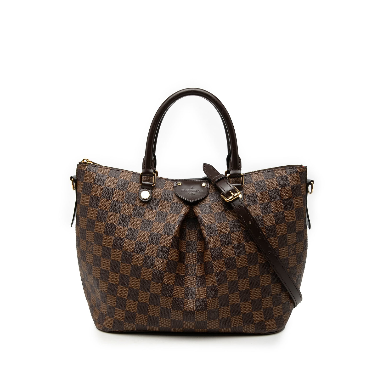 Louis Vuitton Siena MM Damier Ebene Brown Bag (1 of 8)