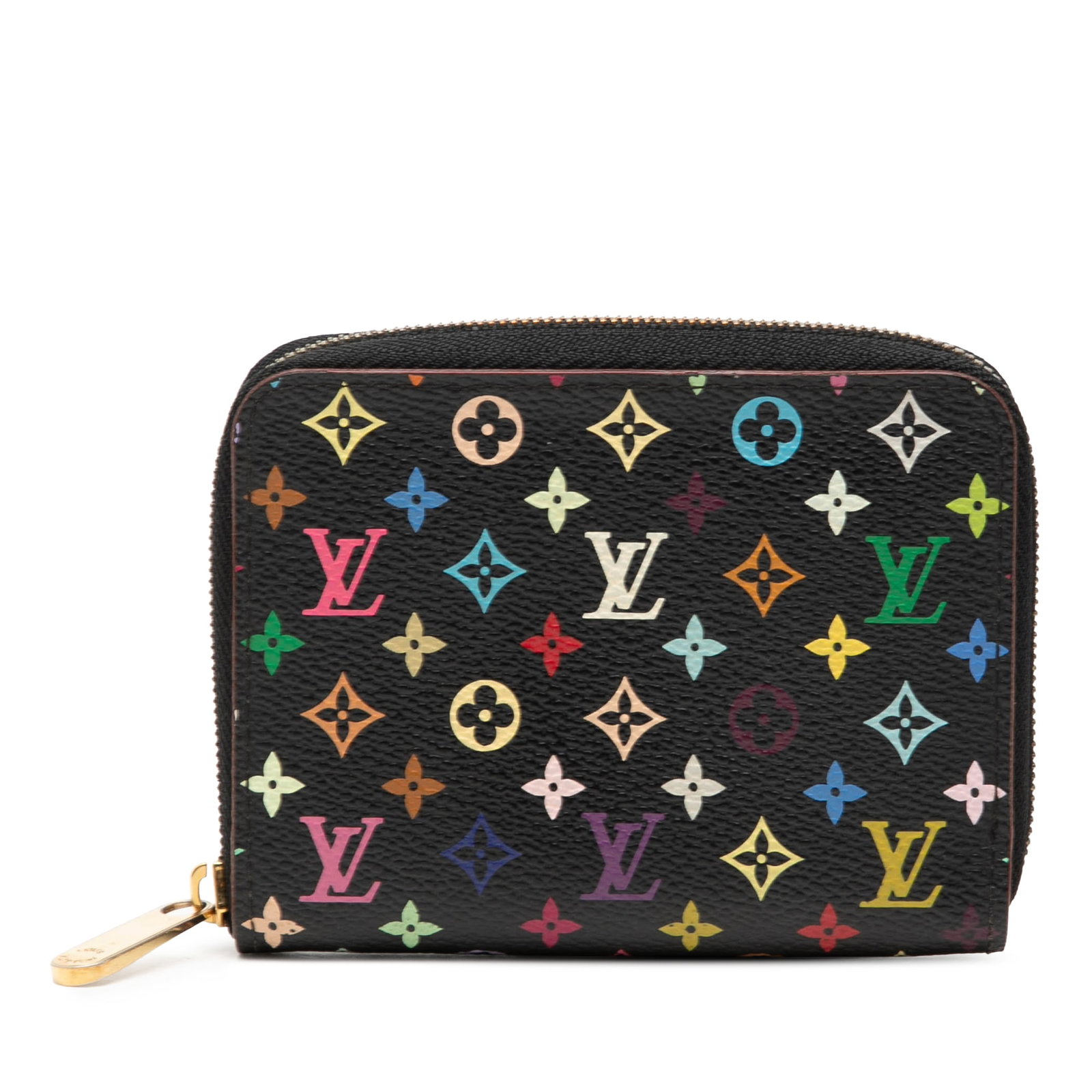 Louis Vuitton Monogram Multicolore Zip Around Coin Purse (1 of 8)