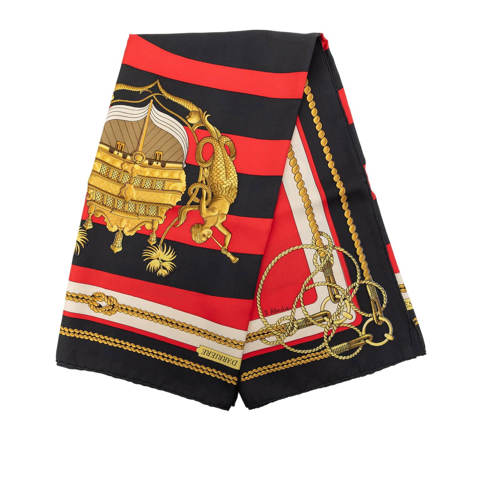 Hermes Chateaux D Arriere 90 Silk Scarf Black: Hermes Chateaux D Arriere 90 Silk Scarf Black Hermes Chateaux D Arriere Silk Scarf 90, made in France, features a print on 100% silk. It is a black accessory with a square format measuring 87.0 cm by 