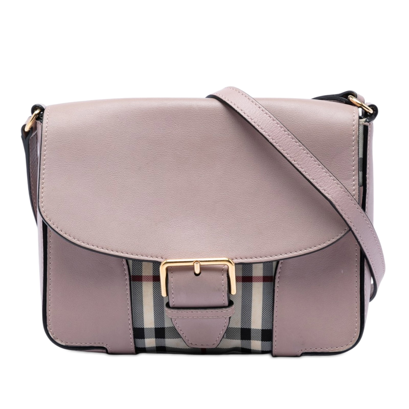 Burberry Dickens Small Crossbody Bag Haymarket Check Nylon Leather Pink: Burberry Dickens Small Crossbody Bag Haymarket Check Nylon Leather Pink Burberry Small Haymarket Check Nylon and Leather Dickens Crossbody bag in pink, featuring a leather and Haymarket check nylon bo