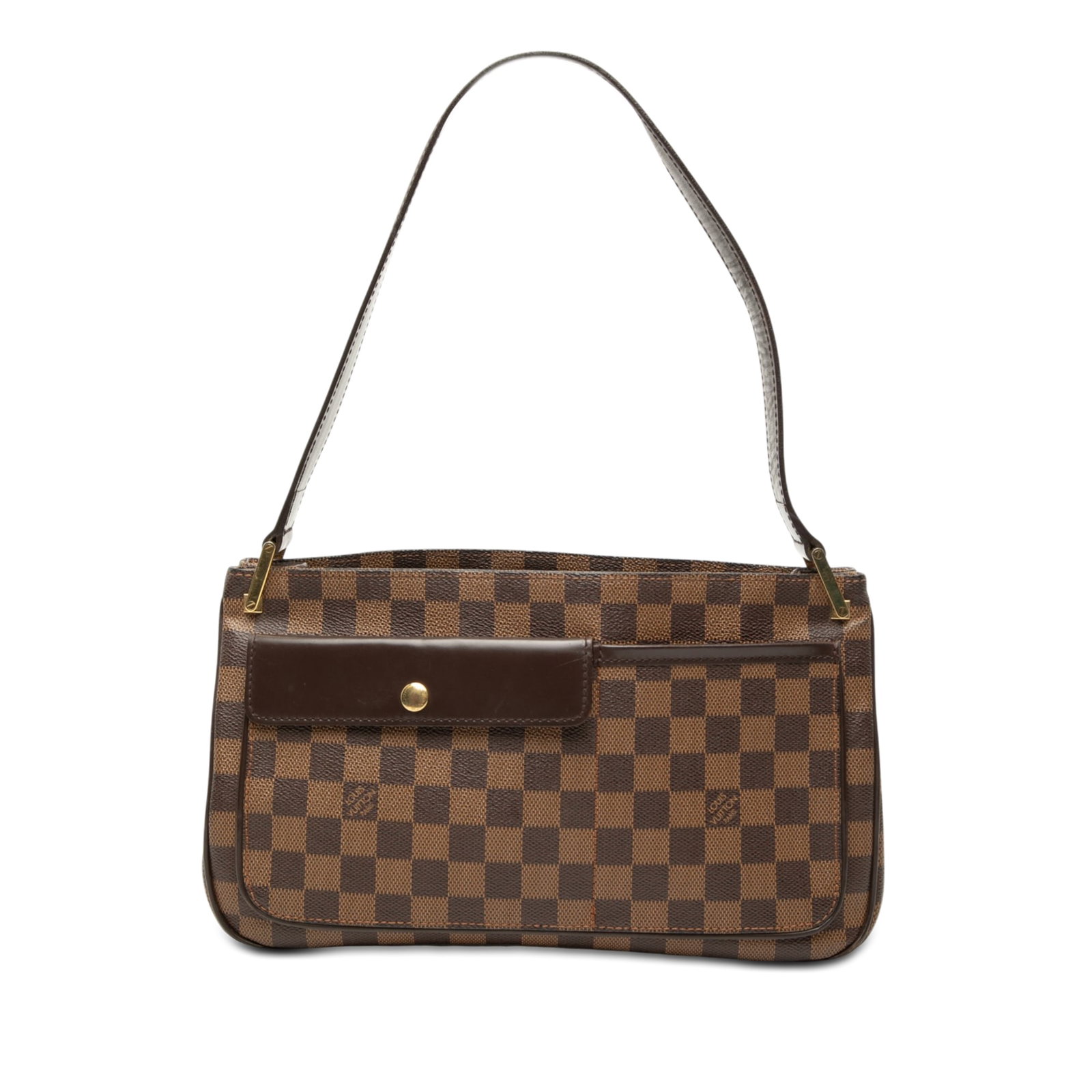 Louis Vuitton Aubagne Shoulder Bag Damier Ebene Canvas (1 of 6)