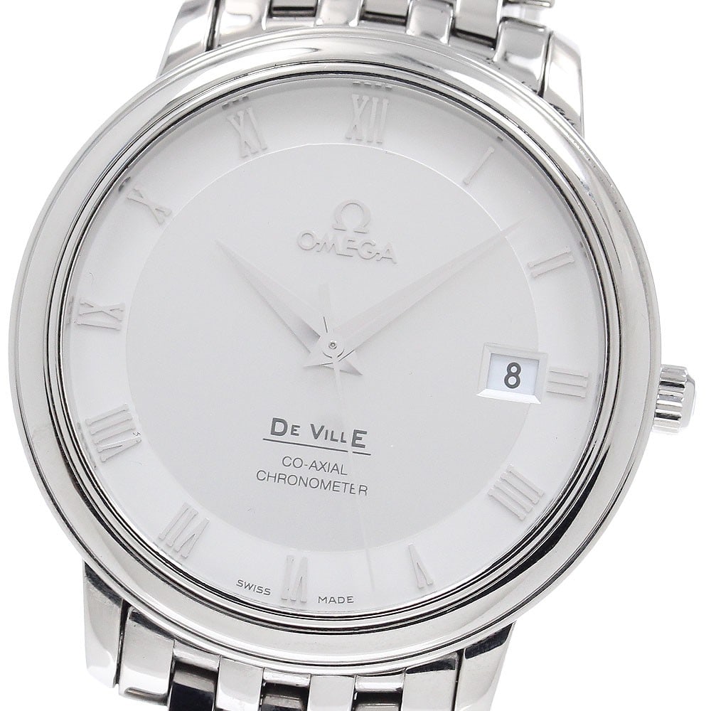 OMEGA De Ville Prestige 4574.31 Mens Co-Axial Automatic Watch: OMEGA De Ville Prestige 4574.31 Mens Co-Axial Automatic Watch OMEGA De Ville Prestige Co-Axial Automatic men's wristwatch, reference 4574.31, made in Switzerland. It features a stainless steel case an