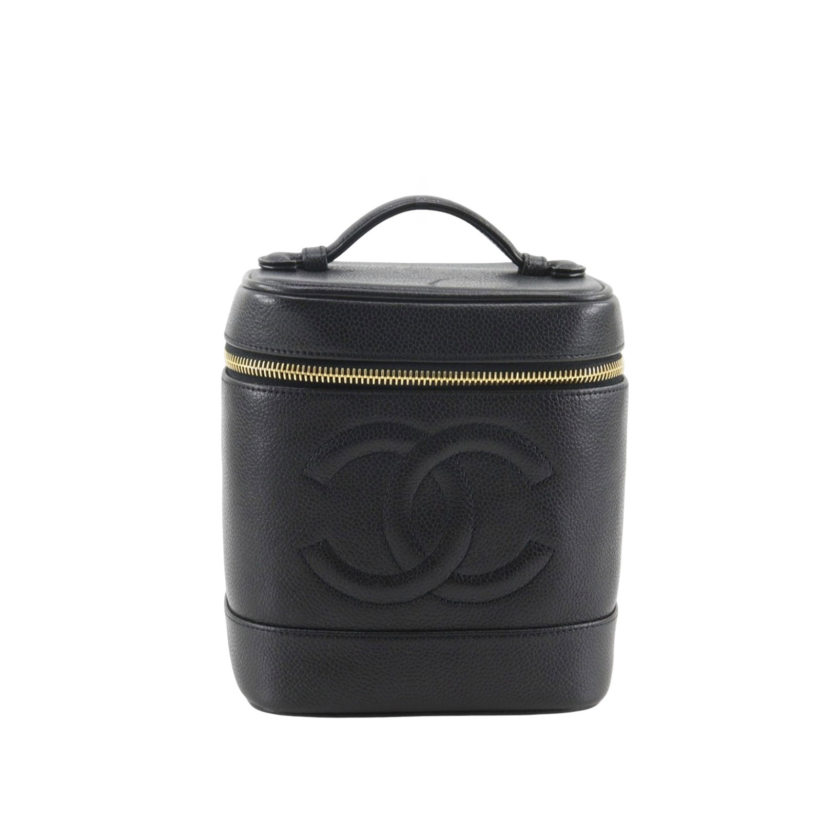 Chanel CC Caviar Leather Vanity Bag Black (1 of 13)