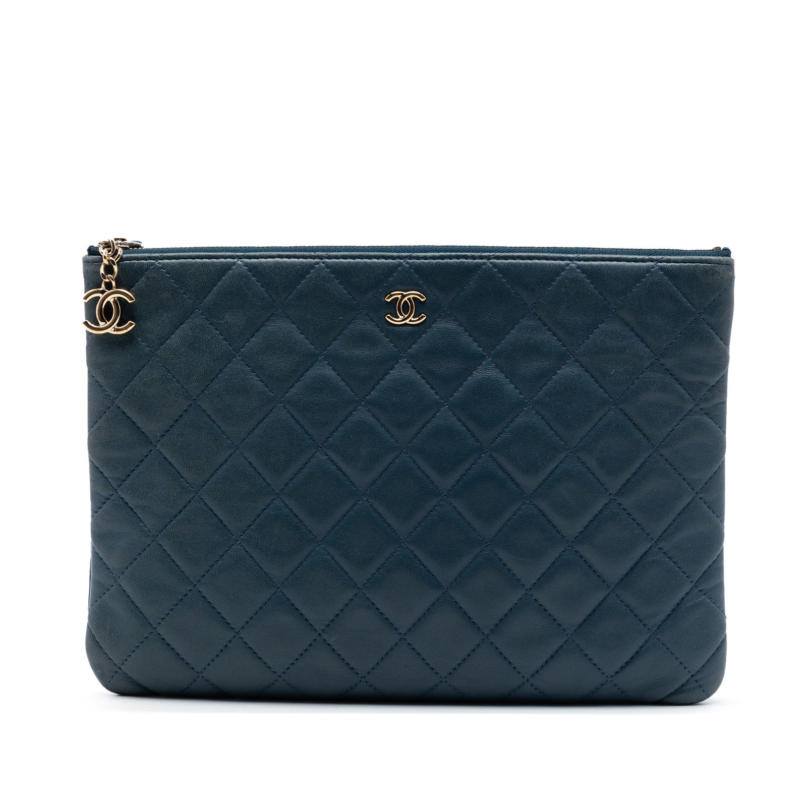 Chanel Cuba La Habana Medium O Case Quilted Lambskin Clutch (1 of 6)