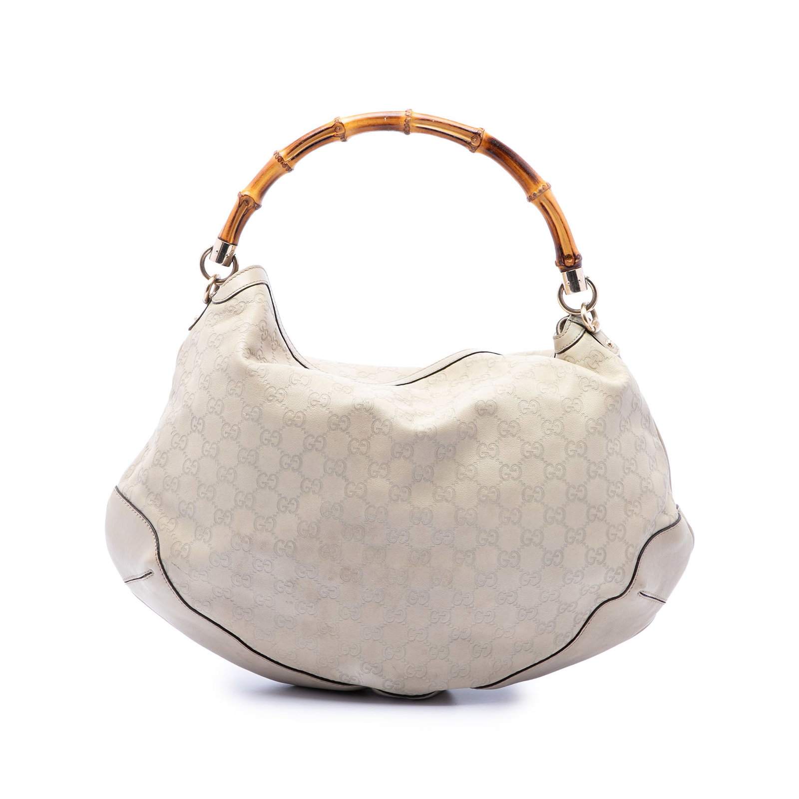 Gucci Guccissima Peggy Bamboo Leather Satchel Brown (1 of 6)