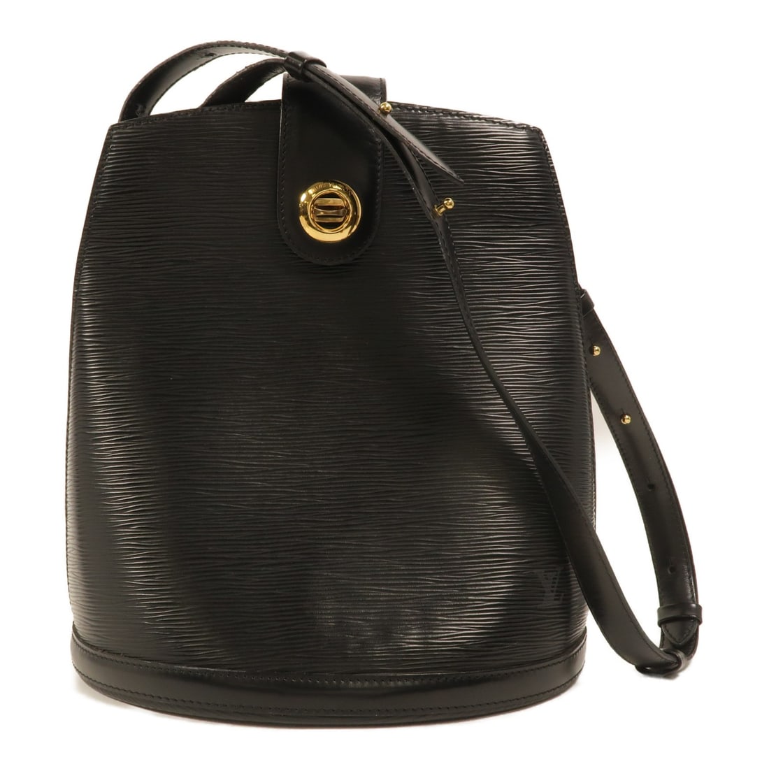 Louis Vuitton Cluny M52252 Epi Shoulder Bag Black (1 of 17)