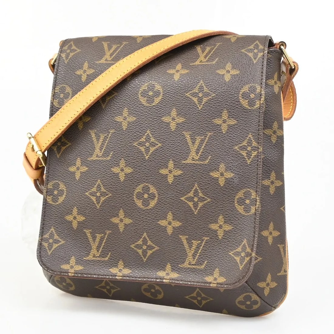 Louis Vuitton Musette Salsa Shoulder Bag Monogram Canvas Brown (1 of 14)