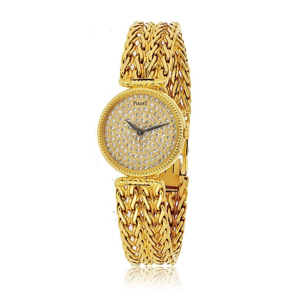Piaget Slim 18K Yellow Gold Watch Ref 2231N36 Manual-Wind 18 Jewels 23mm (1 of 5)