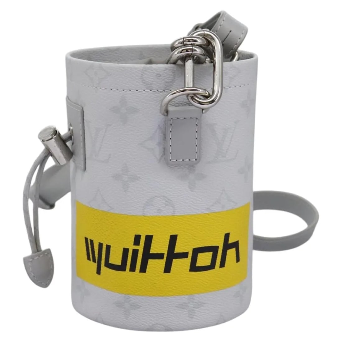 Chalk Nano Bag by Louis Vuitton Limited Edition Monogram Canvas Gray (1 of 18)