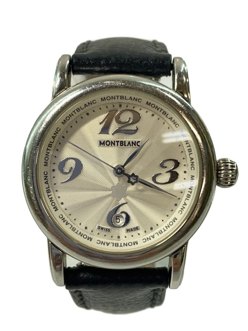 Montblanc Meisterstuck Quartz Ladies Wristwatch 7079: Montblanc Meisterstuck Quartz Ladies Wristwatch 7079 This Montblanc Meisterstuck Quartz 7079 women's wristwatch features a classic round case and dial, crafted with materials sourced from Switzerland.